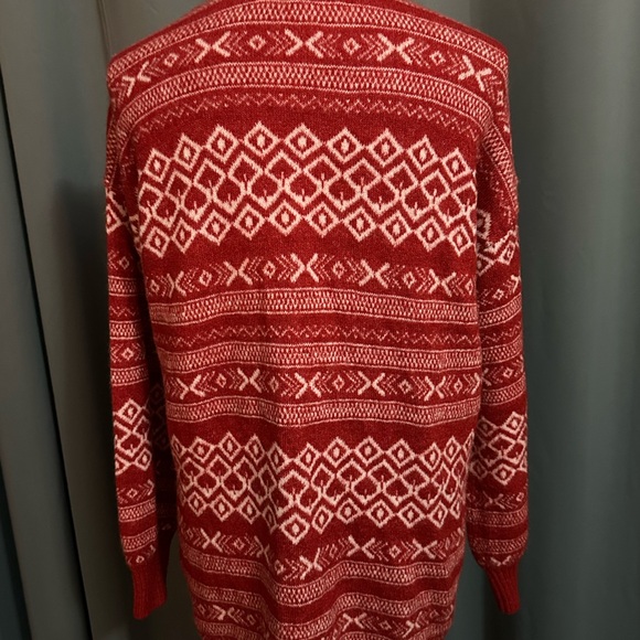 LOFT Fair Isle Cardigan Sweater – Women’s Medium - Picture 4 of 6